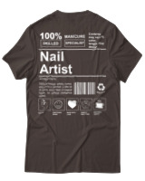 T-Shirt Αντρικό - Nail Artist - Color Thumbnail Καφέ