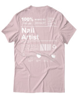 T-Shirt Αντρικό - Nail Artist - Color Thumbnail Απαλό Ροζ