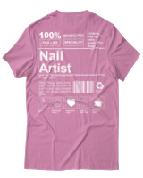 T-Shirt Αντρικό - Nail Artist - Color Thumbnail Ροζ