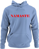 Φούτερ με κουκούλα - Namaste - Color Thumbnail Blue Carolina