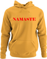 Φούτερ με κουκούλα - Namaste - Color Thumbnail Κίτρινο Χρυσό