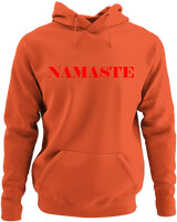Φούτερ με κουκούλα - Namaste - Color Thumbnail Orange