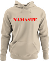Φούτερ με κουκούλα - Namaste - Color Thumbnail Μπέζ