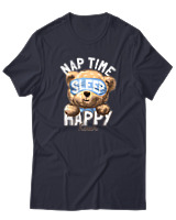 T-Shirt Αντρικό - Nap Time Happy Hour - Color Thumbnail Σκούρο Μπλε