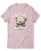 T-Shirt Αντρικό - Nap Time Happy Hour - Color Thumbnail Απαλό Ροζ