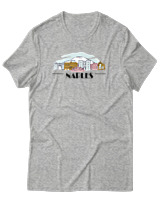 T-Shirt Αντρικό - Naples City - Color Thumbnail Γκρι Μελανζέ