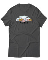 T-Shirt Αντρικό - Naples City - Color Thumbnail Ανθρακί