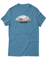 T-Shirt Αντρικό - Naples City - Color Thumbnail Τιρκουάζ