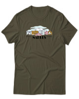 T-Shirt Αντρικό - Naples City - Color Thumbnail Χακί