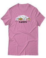 T-Shirt Αντρικό - Naples City - Color Thumbnail Ροζ