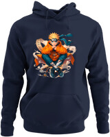 Φούτερ με κουκούλα - Naruto Next Gen Mode - Color Thumbnail Navy Blue