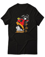 T-Shirt Αντρικό - Naruto Rasengan Run - Color Thumbnail Μαύρο