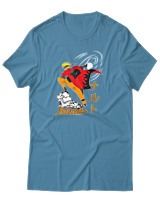 T-Shirt Αντρικό - Naruto Rasengan Run - Color Thumbnail Τιρκουάζ