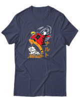T-Shirt Αντρικό - Naruto Rasengan Run - Color Thumbnail Μπλε Γκρι