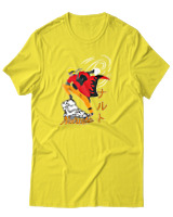 T-Shirt Αντρικό - Naruto Rasengan Run - Color Thumbnail Κίτρινο