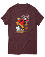 T-Shirt Αντρικό - Naruto Rasengan Run - Color Thumbnail Μπορντό