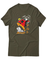 T-Shirt Αντρικό - Naruto Rasengan Run - Color Thumbnail Χακί