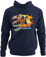 Φούτερ με κουκούλα - Naruto Shippuden - Color Thumbnail Navy Blue