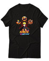 T-Shirt Unisex - Naruto Shippuden Legacy - Color Thumbnail Μαύρο