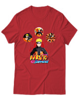 T-Shirt Unisex - Naruto Shippuden Legacy - Color Thumbnail Κόκκινο