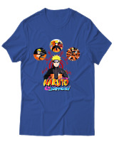 T-Shirt Unisex - Naruto Shippuden Legacy - Color Thumbnail Μπλε Ρουά