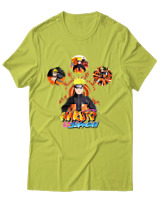 T-Shirt Unisex - Naruto Shippuden Legacy - Color Thumbnail Λαχανί