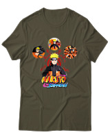 T-Shirt Unisex - Naruto Shippuden Legacy - Color Thumbnail Χακί