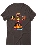 T-Shirt Unisex - Naruto Shippuden Legacy - Color Thumbnail Καφέ