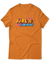 T-Shirt Unisex - Naruto Shippuden Logo - Color Thumbnail Πορτοκαλί