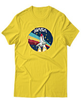 T-Shirt Αντρικό - Nasa Spacecraft - Color Thumbnail Χρυσό Κίτρινο