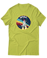 T-Shirt Αντρικό - Nasa Spacecraft - Color Thumbnail Λαχανί