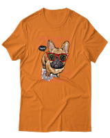T-Shirt Αντρικό - Need A Hand - Color Thumbnail Πορτοκαλί