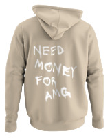 Φούτερ με κουκούλα - Need Money For Amg - Color Thumbnail Μπέζ