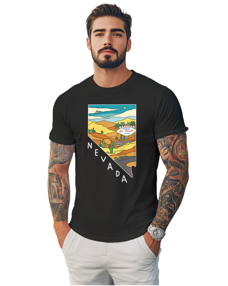 T-Shirt Unisex - Nevada Las Vegas - Image 1