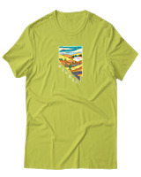 T-Shirt Αντρικό - Nevada Las Vegas - Color Thumbnail Λαχανί