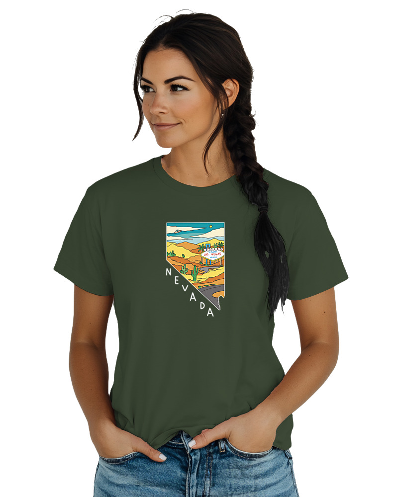 T-Shirt  Γυναικείο - Nevada Las Vegas - Image 1