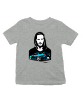 T-Shirt  Παιδικό - Never Forget - Color Thumbnail Γκρι Μελανζέ