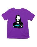 T-Shirt  Παιδικό - Never Forget - Color Thumbnail Σκούρο Μωβ