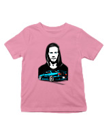T-Shirt  Παιδικό - Never Forget - Color Thumbnail Ροζ