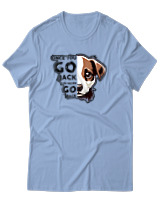 T-Shirt Αντρικό - Never Go Back - Color Thumbnail Γαλάζιο