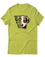 T-Shirt Αντρικό - Never Go Back - Color Thumbnail Λαχανί