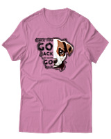 T-Shirt Αντρικό - Never Go Back - Color Thumbnail Ροζ