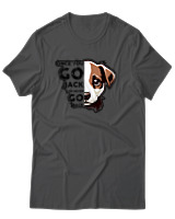 T-Shirt Unisex - Never Go Back - Color Thumbnail Ανθρακί