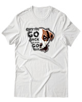 T-Shirt Unisex - Never Go Back - Color Thumbnail Άσπρο