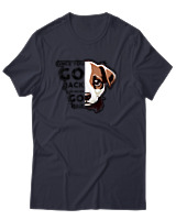 T-Shirt Unisex - Never Go Back - Color Thumbnail Σκούρο Μπλε