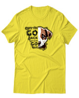 T-Shirt Unisex - Never Go Back - Color Thumbnail Κίτρινο