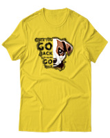 T-Shirt Unisex - Never Go Back - Color Thumbnail Χρυσό Κίτρινο