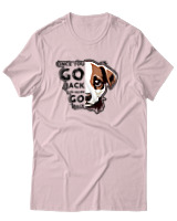 T-Shirt Unisex - Never Go Back - Color Thumbnail Απαλό Ροζ