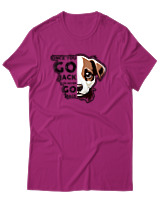 T-Shirt Unisex - Never Go Back - Color Thumbnail Φουξια