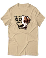 T-Shirt Unisex - Never Go Back - Color Thumbnail Μπεζ